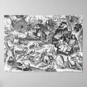 Poster Sloth (Desidia), Les Sept Péchés Mortels