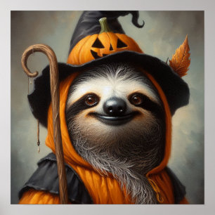 Poster Sloth Halloween