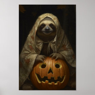 Poster Sloth Halloween