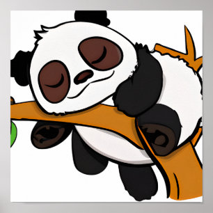Poster Slothful Panda
