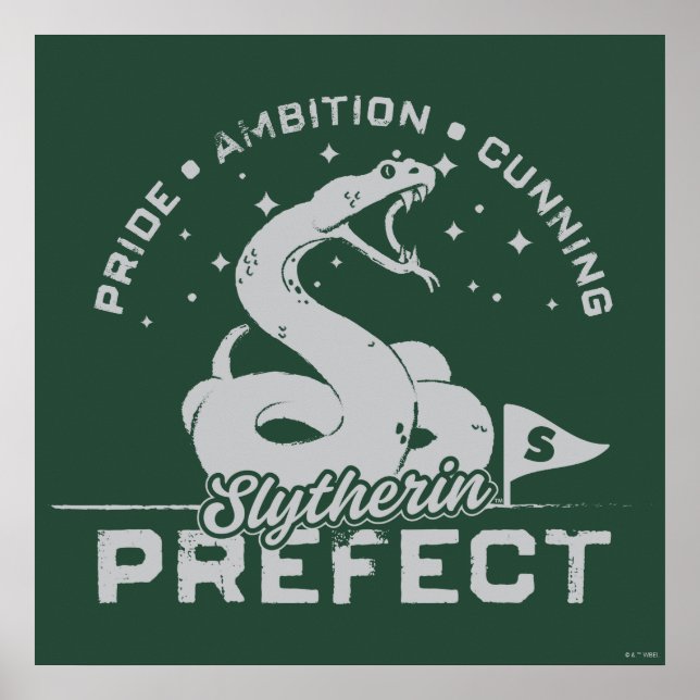 Poster SLYTHERIN™ - Badge Préfet (Devant)