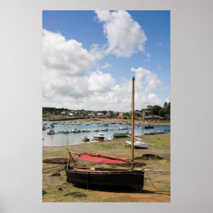 Poster Small Boats Ploumanac'H France