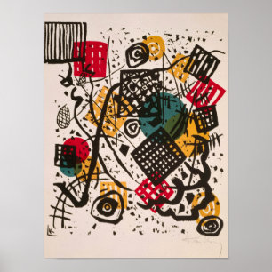 Poster Small Worlds V, 1922 par Wassily Kandinsky