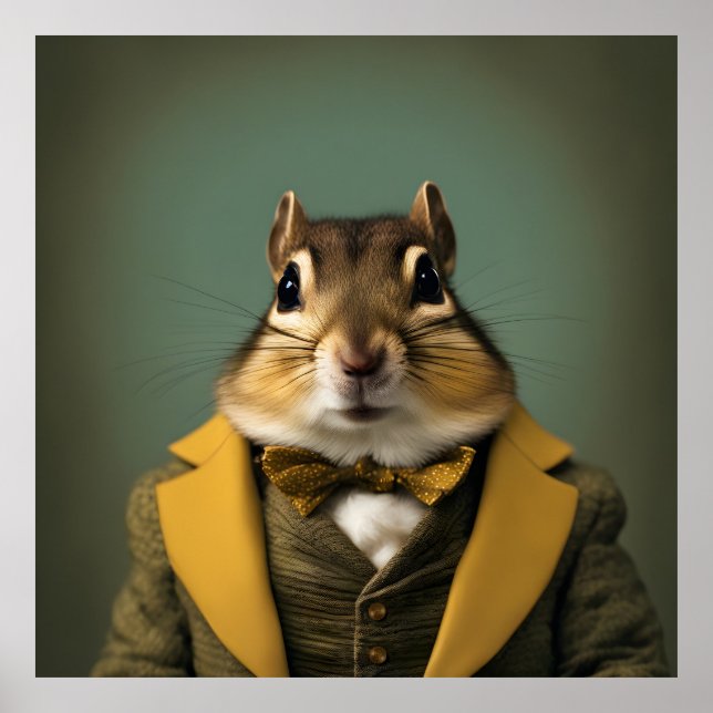 Poster Smart Chipmunk (Devant)