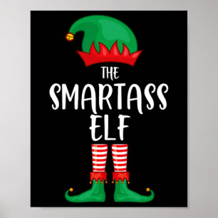 Poster Smart Elf Christmas Party Correspondant Groupe Fam