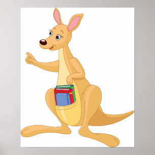 Poster Smart Kangaroo