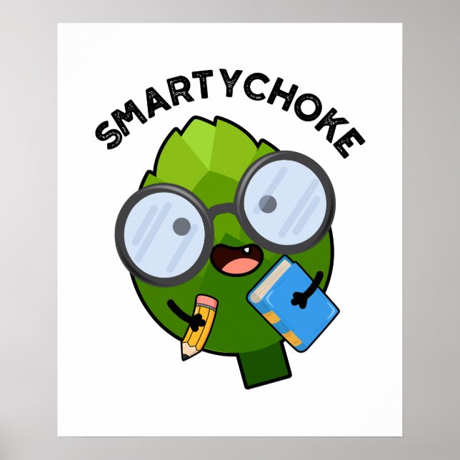 Poster Smartychoke Funny Veggie Artichoke Pun (Devant)