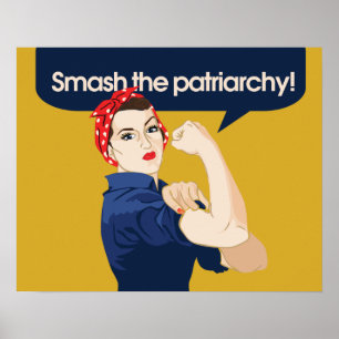 Poster Smash le féministe patriarcal dire
