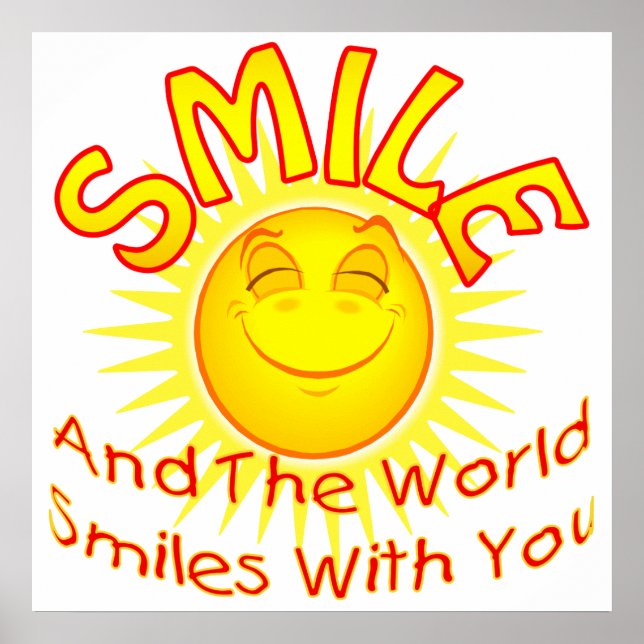 Poster Smile and the World Smile with You (2) (Devant)