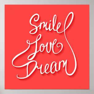 Poster Smile Love Dream