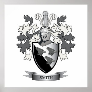 Poster Smith Family Crest Coat of Arms