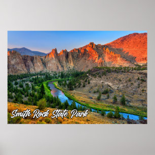 Poster Smith Rock State Park, Oregon, États-Unis