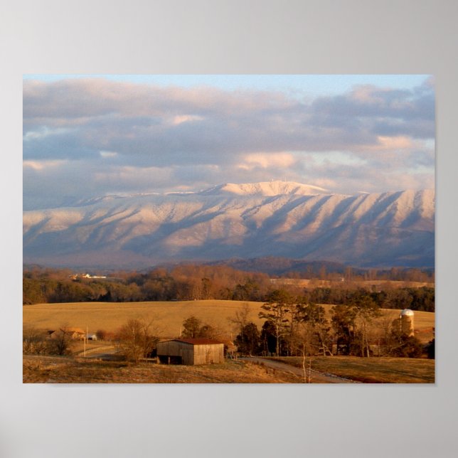 Poster Smokey Mountains, Tennessee (Devant)