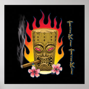 Poster Smokin Tiki Tiki !