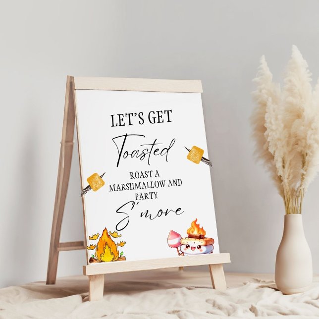 Poster S'more Bar Menu Smore Bar S'mores Station Out (Créateur téléchargé)