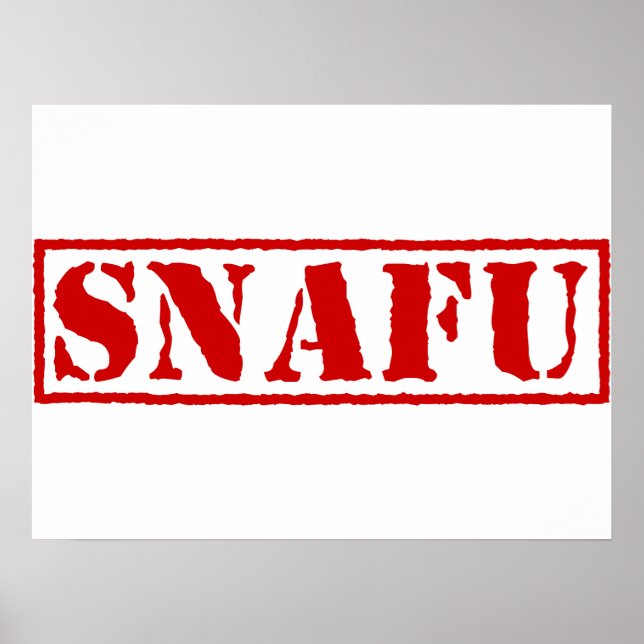 POSTER SNAFU (Devant)