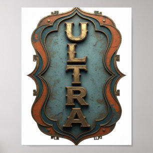 Poster Snappy Gold ULTRA Design Moderne