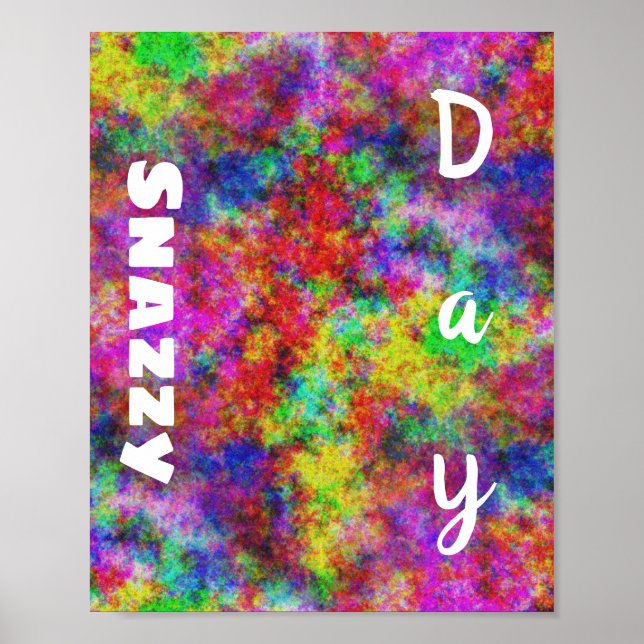 Poster Snazzy Day Psychedelic (Devant)