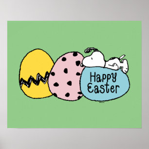 Poster Snoopy - Bonne Pâques