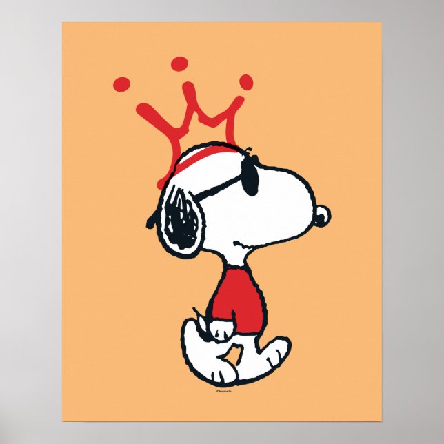 Poster Snoopy - Joe Cool Crown (Devant)