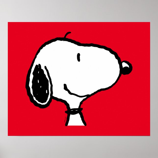 Poster Snoopy Smile Giggle Laugh (Devant)