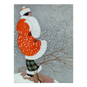 Poster Snow Buntings - Will Hammell