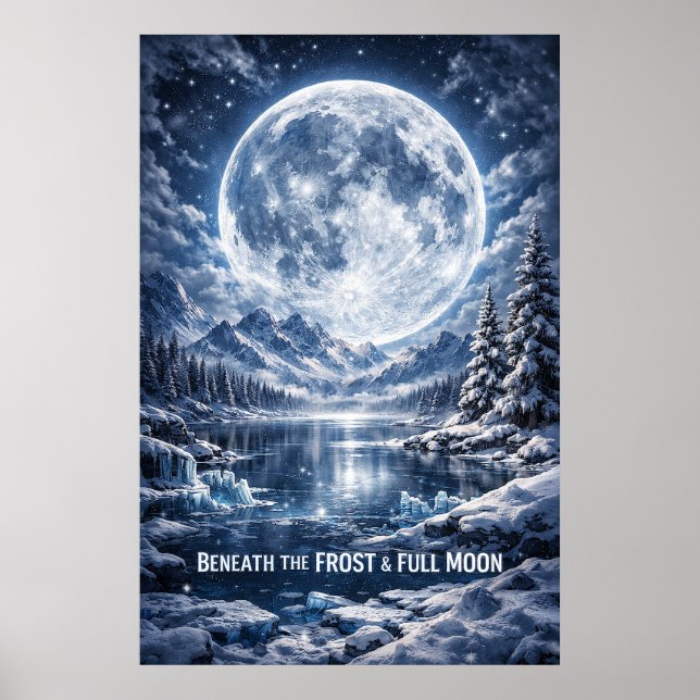 POSTER SNOW MOON (Devant)