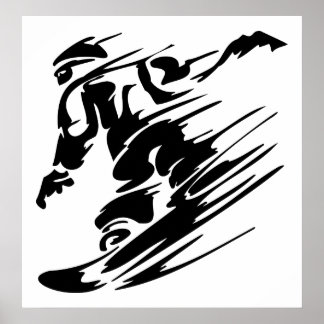 Poster Snowboard Extreme Sport