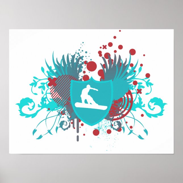 Poster snowboard hi-fi (Devant)