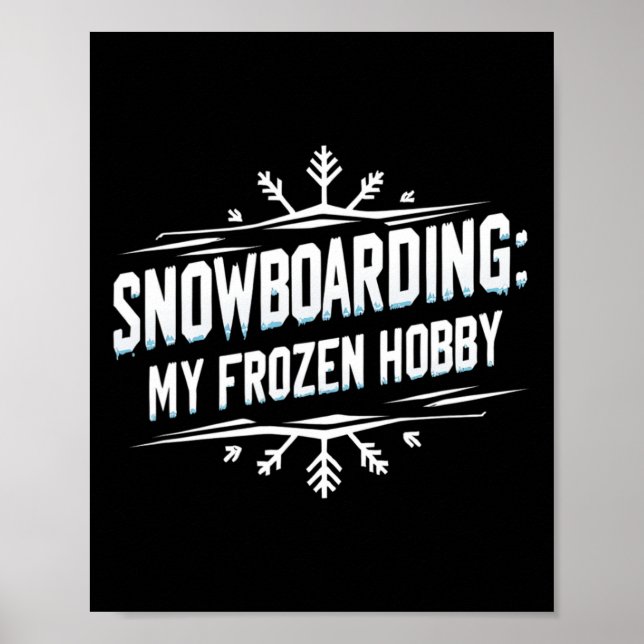 Poster Snowboard My Froid Hob (Devant)