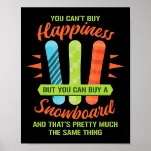 Poster Snowboard Ski Amusant Snowboard Snowboard Gi