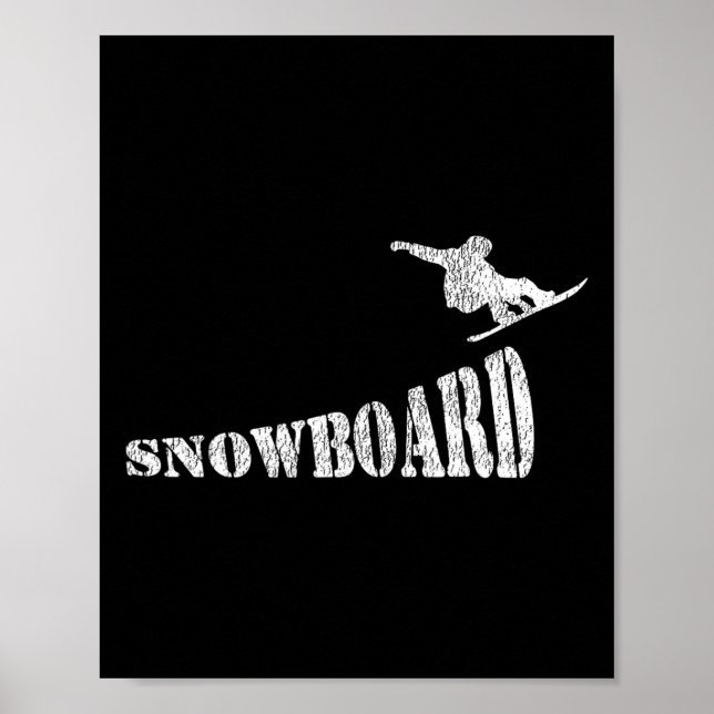 Poster Snowboard Snowboard (Devant)