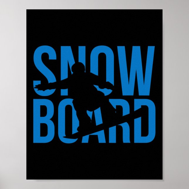 Poster Snowboard Snowboard 8 (Devant)