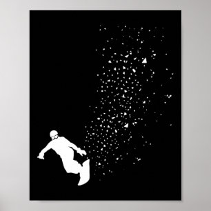 Poster Snowboard - Snowboard hiver Snowboard Freestyle So