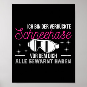 Poster Snowboard Sports d'hiver Apres Ski Snowboard Gif