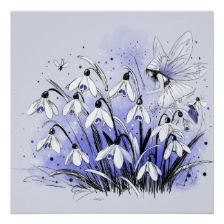 Poster Snowdrop Fairy