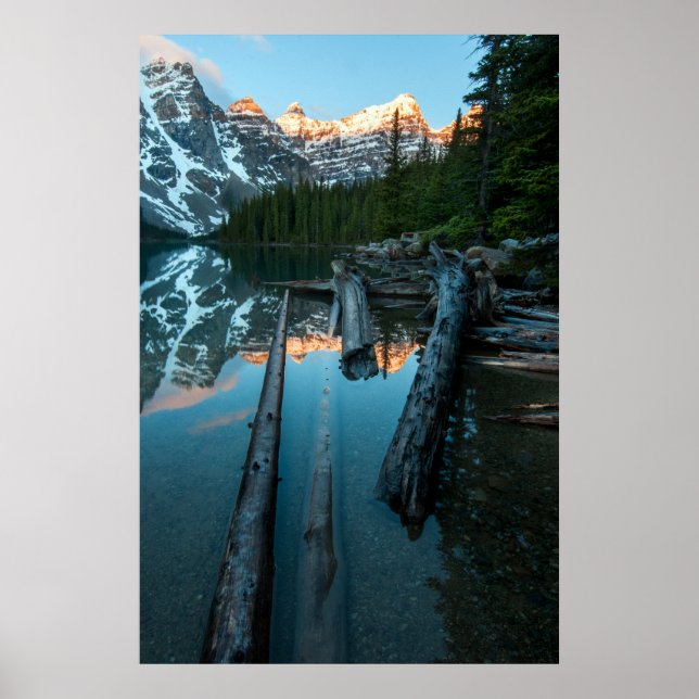 Poster Snowing Mountain Big Snow Mountains Photographie (Devant)