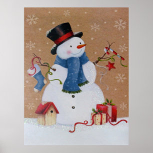 Poster Snowman