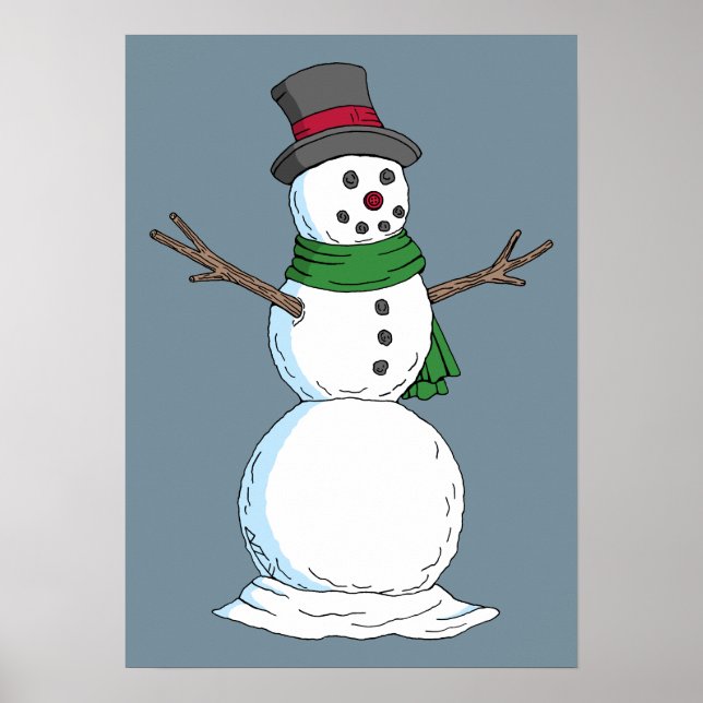 Poster Snowman (Devant)