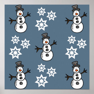 Poster Snowman