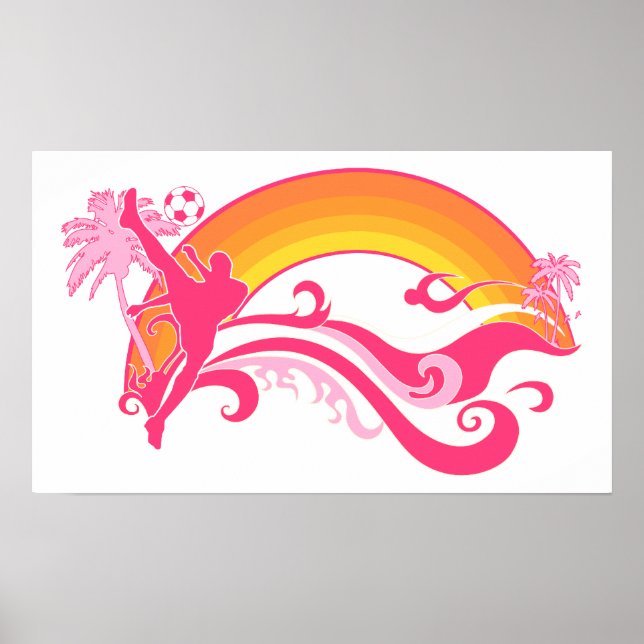 Poster soccer d'été (Devant)