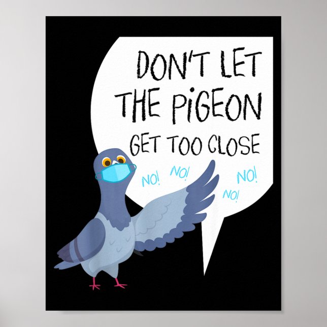 Poster Social Distancing Parody Don't Let The Geon Get To (Devant)