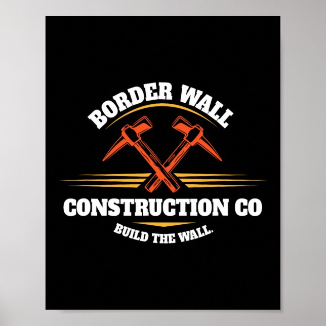 Poster Société de construction de murs de frontière Const (Devant)