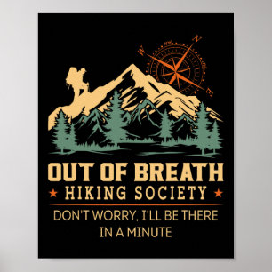 Poster Société De Randonnée De La Respiration Randonnée N