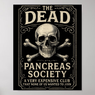 Poster Société des ancêtres morts - Sensibilisation au di