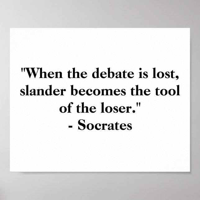Poster Socrates (Devant)