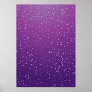 Poster Soda de raisin avec minuscules bulles Art Arrière 