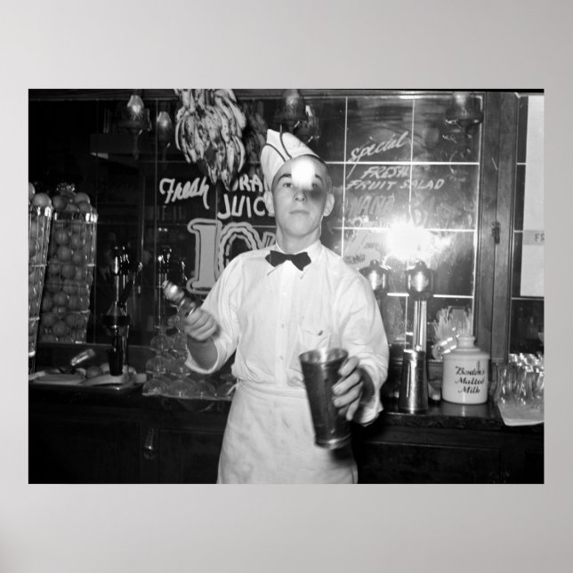 Poster Soda Jerk : 1939 (Devant)