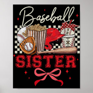 Poster Sœur Bysebyll Coquette Bow Plus grand fan Sport Am