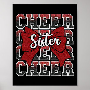 Poster Sœur de cheer coquette Arc Sport Cheerleader Cheer